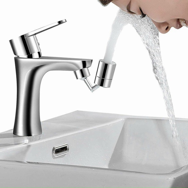 Đầu Nối Vòi Nước Thông Minh Tăng Áp 2 Chế Độ xoay 720 độ