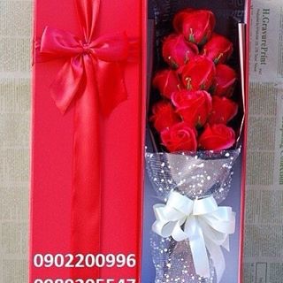 Hoa hồng sáp thơm 11 bông