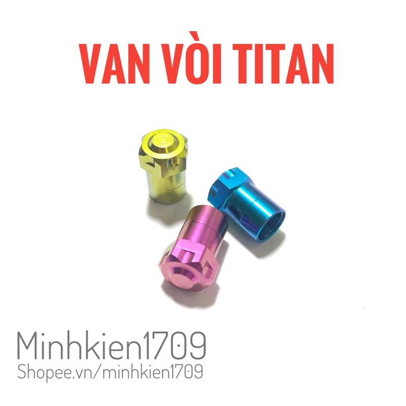 (GR5 XỊN) Ốc van vòi titan đủ màu cho các loại xe