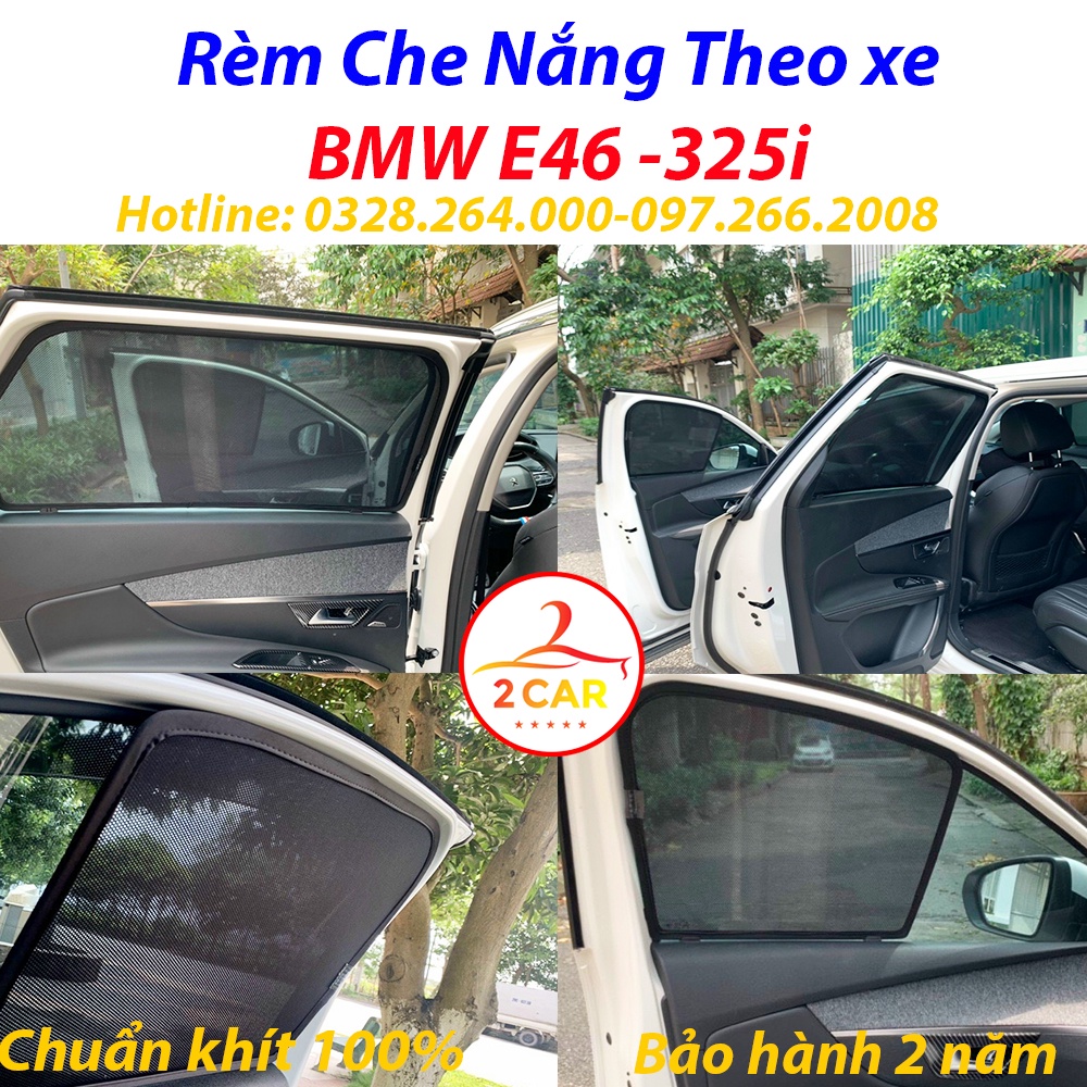 Rèm Che Nắng Xe BMW E46 325i, Rèm Chắn Nắng Xe BMW E46 325i Hàng Loại 1 MR.ÔTÔ - Bảo Hành 2 Năm