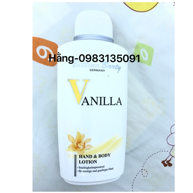 Dưỡng thể Vanilla