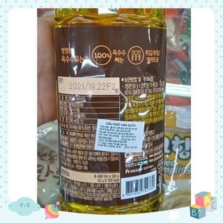 Dầu ngô ( dầu bắp) hàn quốc 900ml