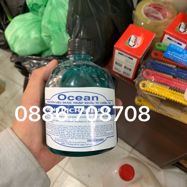 Nước tẩy đầu bò sắt thép kính xe Ocean 500ml(giao hàng hình 1 hoặc 3)