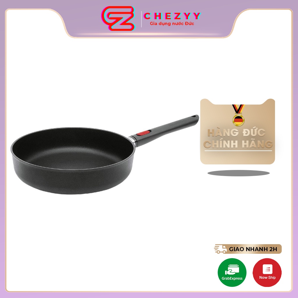 Chảo Woll Eco Lite Fry Pan 20-24-28cm, chảo chống dính vân đá [Hàng Đức chính hãng]