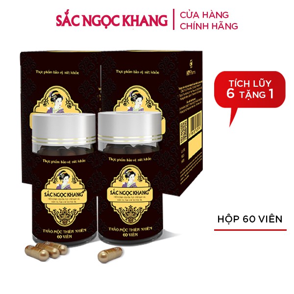 Combo 2 Viên Uống Sắc Ngọc Khang ++ Hộp 60 viên