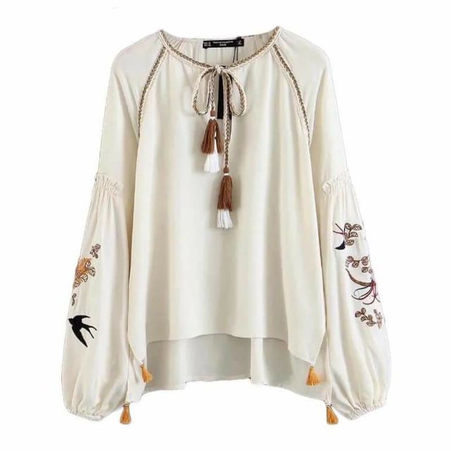 Áo Boho thêu tay