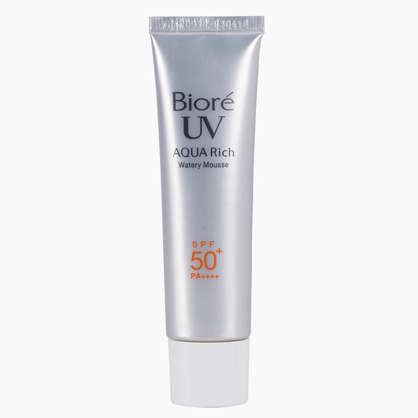 Mousse Chống Nắng Dưỡng Ẩm Biore UV Aqua Rich Watery Mousse 33g