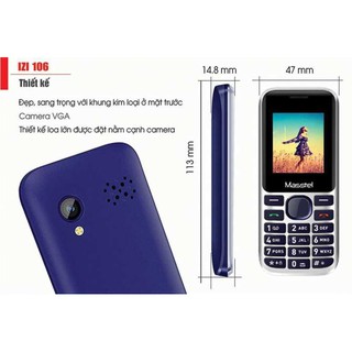 Điện thoại Masstel Izi 106
