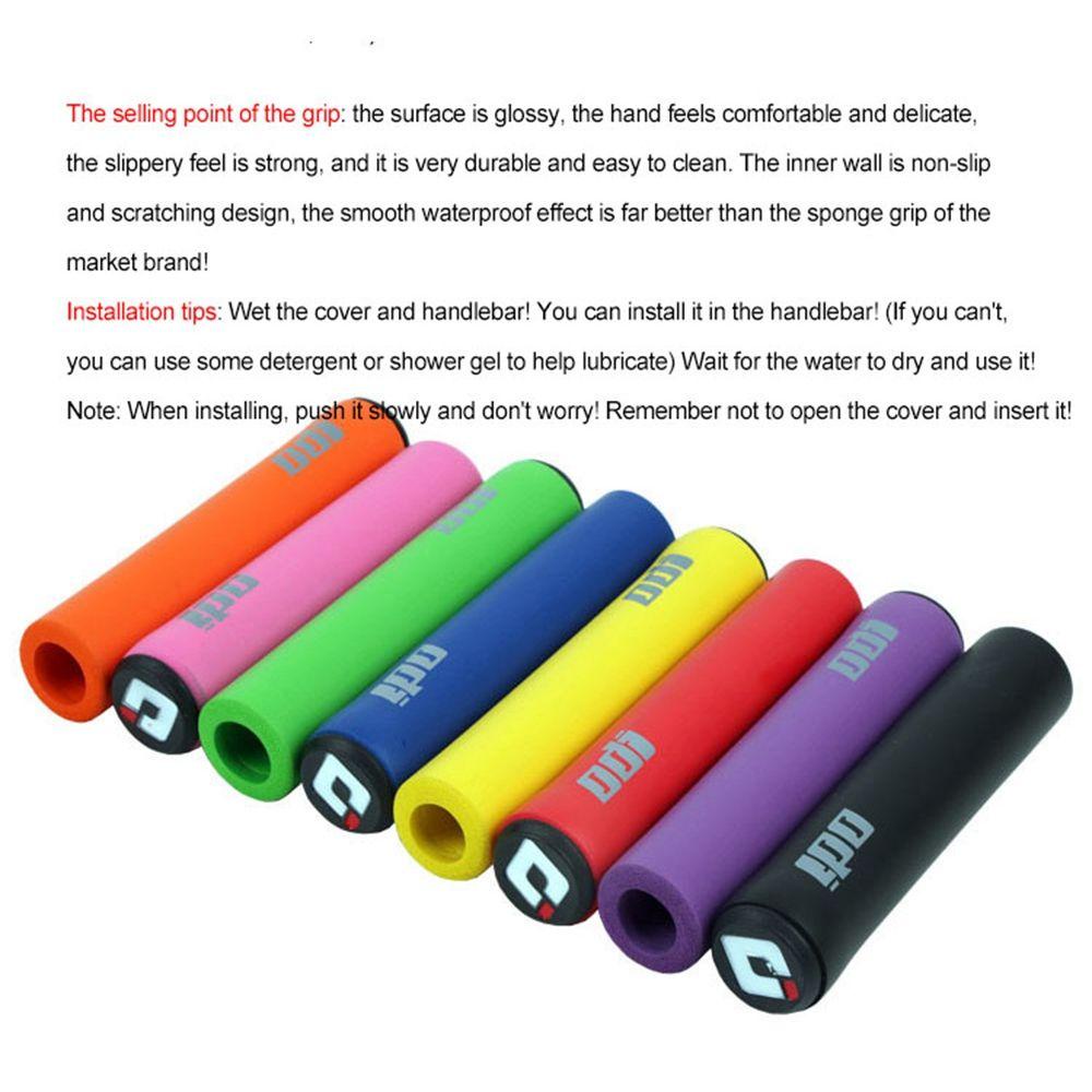 MUVAKO 2 Bọc Tay Lái Xe Đạp Bằng Silicagel Siêu Nhẹ Chống Trượt Tiện Dụng