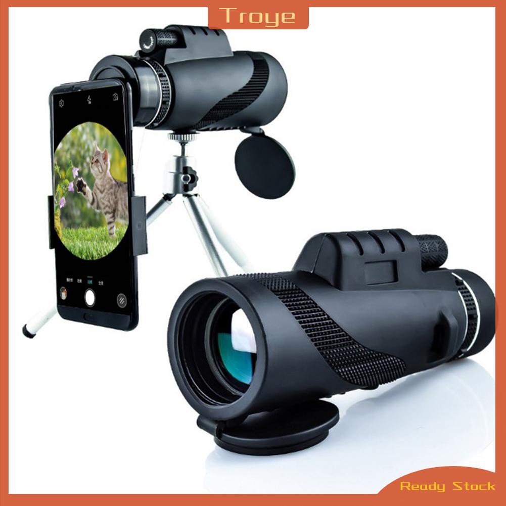 Zoom 80X100 HD Lens Binoculars Outdoor Camping Hunting Travel Portable Optics Monocular Telescope
