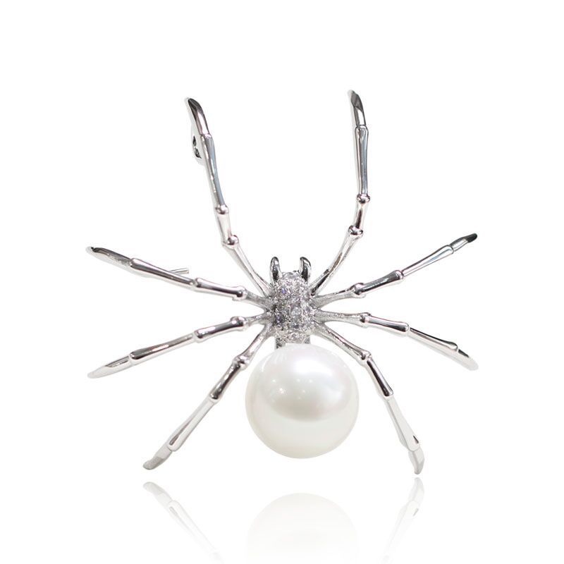 Ghim Cài Áo Hình Côn Trùng Đính Ngọc Trai Giả Thời Trang