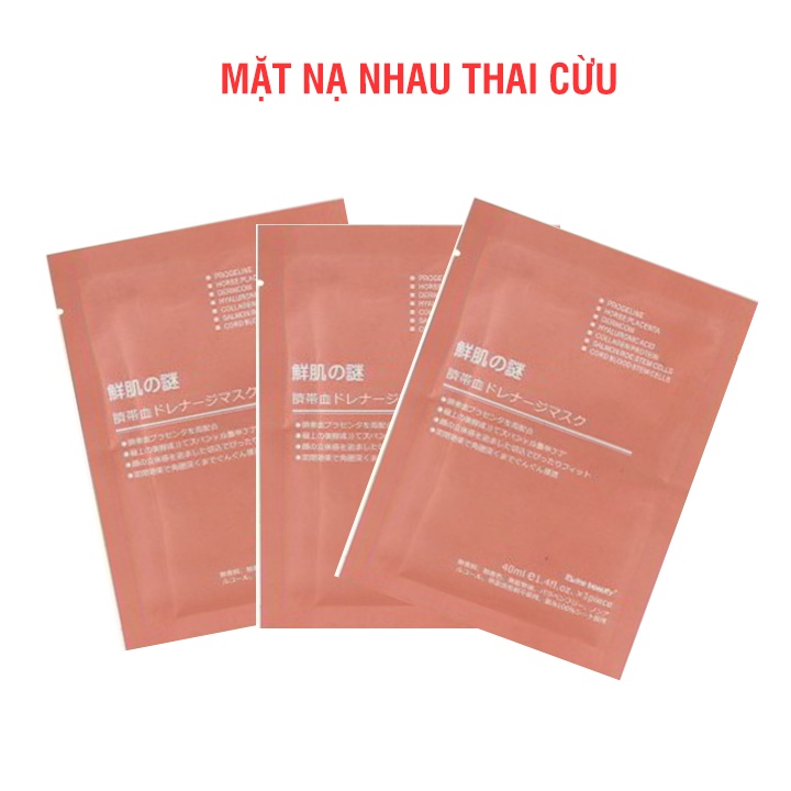 [Hàng Auth 100%] Mặt Nạ Nhau Thai Cừu Rwine – Giúp Giảm Thâm &amp; Ngăn Ngừa Lão Hóa Da Cực Hiệu Quả. Chính Hãng Nhật Bản!