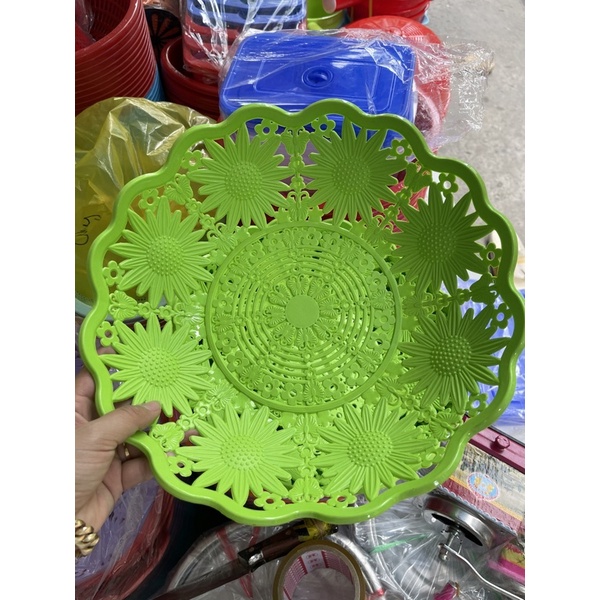 Rổ Oval hướng dương đứng rau củ quả , trái cây nhiều màu