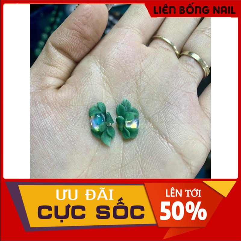 Hoa bột nail-hoa ôm chai mắt mèo bao đẹp từng cánh