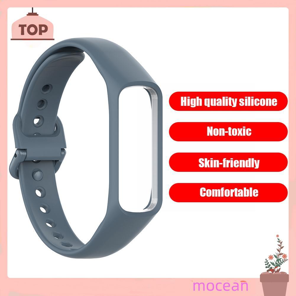 Bộ Dây Đeo Silicone + Khung Cho Đồng Hồ Thông Minh Samsung Galaxy Fit-E Sm-R375