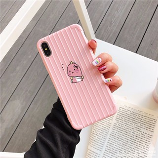 ỐP IPHONE CẶP ĐÔI VALI KHỦNG LONG ĐEO TÚI CHÉO CUTE