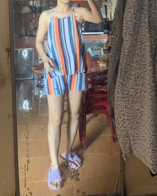 Quần đùi lanh nữ vải xuất dư (cùng màu áo 2 dây) | BigBuy360 - bigbuy360.vn