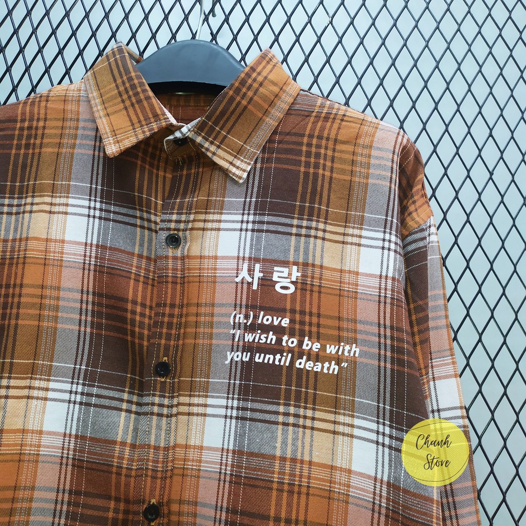 Áo Sơ Mi Flannel Nam Sarang Form Rộng