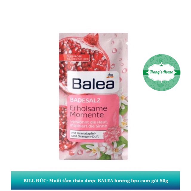 Muối Tắm Tẩy Tế Bào Chết Balea Salt Bath & Body Scrub