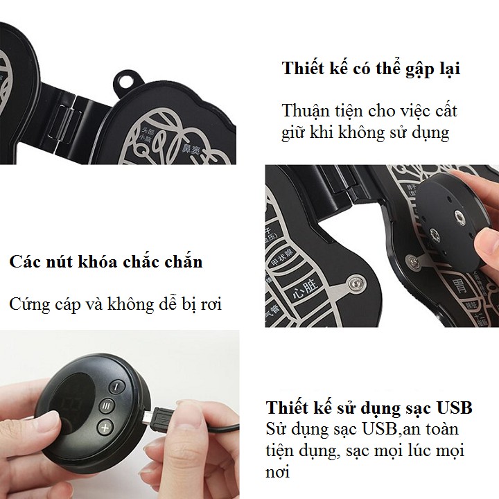 Máy massage chân thảm massage trị liệu bằng xung điện giúp lưu thông khí huyết, giảm tê chân Itech care shop