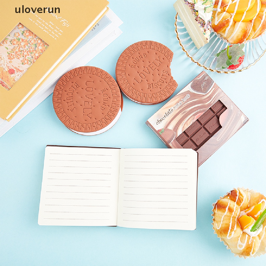 Set 80 Tấm Giấy Ghi Chú Mini Hình Bánh Quy Socola Dễ Thương