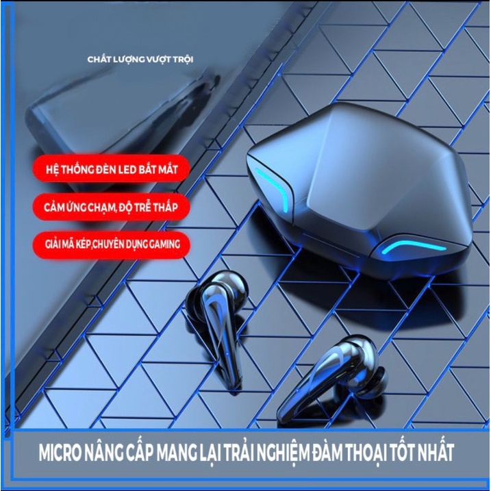 Tai Nghe Gaming Apro366 Tws Bluetooth 5.0 - Không Dây Có Mic Với Độ Trễ Thấp , Bass Mạnh - Chính Hãng NIM007