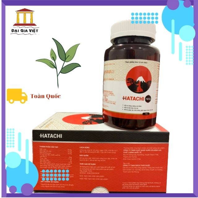 HATACHI PLUS - Hỗ Trợ Ngăn Ngừa Tóc Bạc, Giảm Gãy Rụng Và Bổ Máu | BigBuy360 - bigbuy360.vn