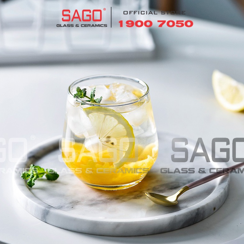 Ly Thủy Tinh Deli Lexington Rock 370ml | Thủy Tinh Cao Cấp