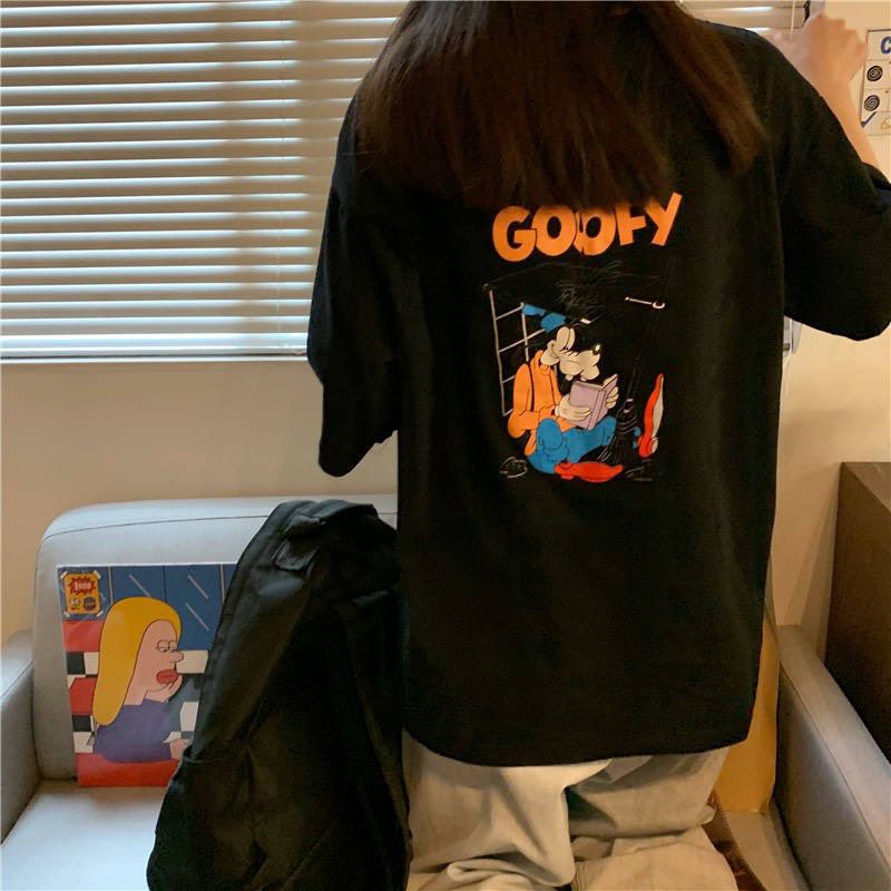 Áo thun tay lỡ Unisex GOOFY chó