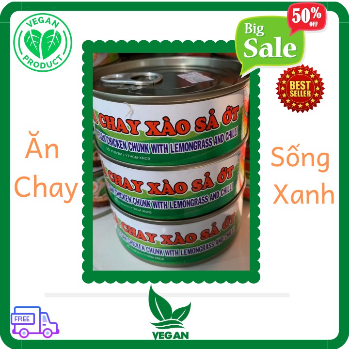 Gà chay xào sả ớt