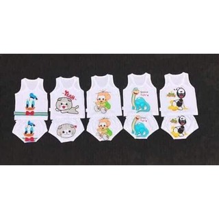Set 5 bộ chip trắng con vật