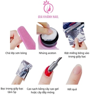 Giấy bạc ủ phá gel,phá móng