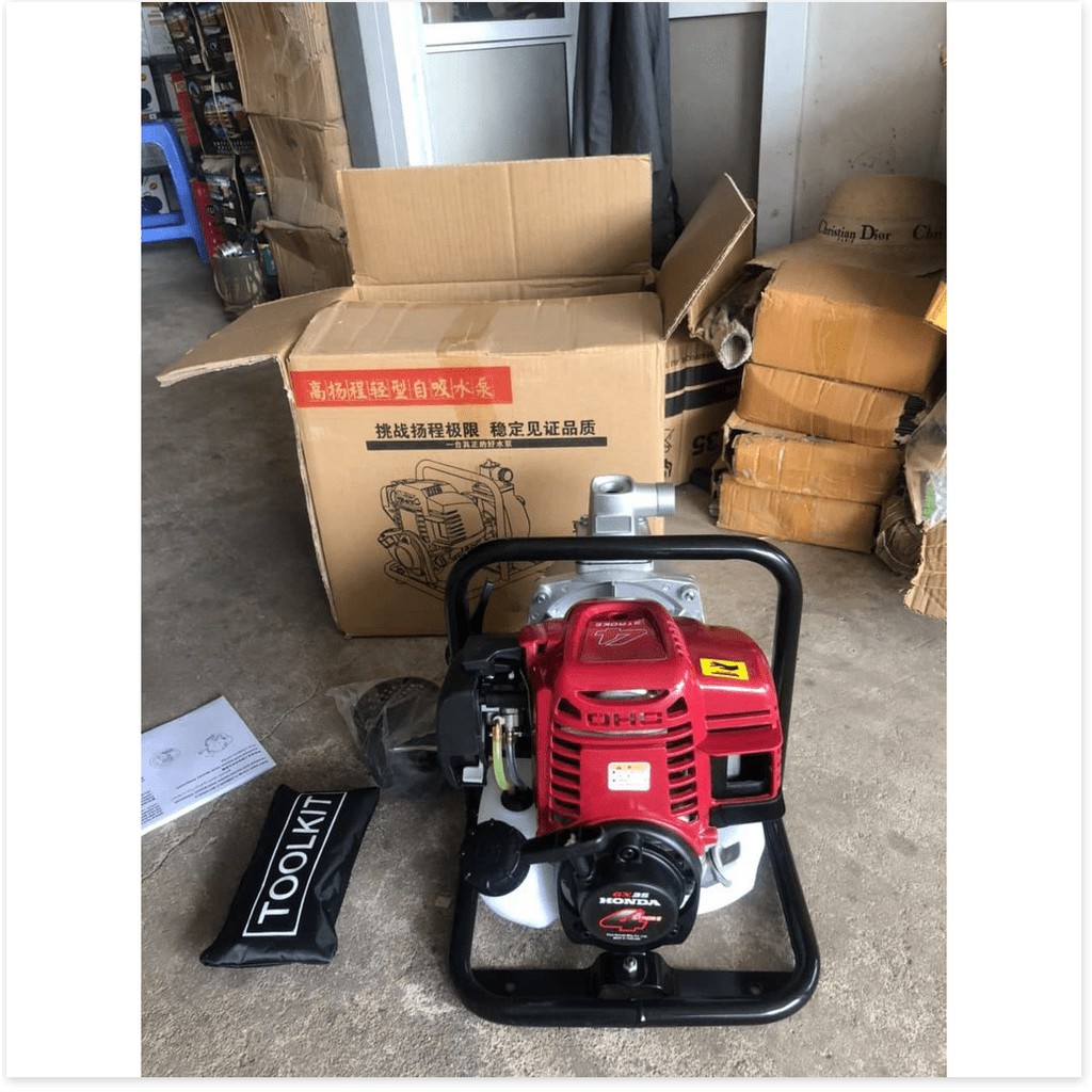 MÁY BƠM NƯỚC CHẠY XĂNG HONDA XÁCH TAY
