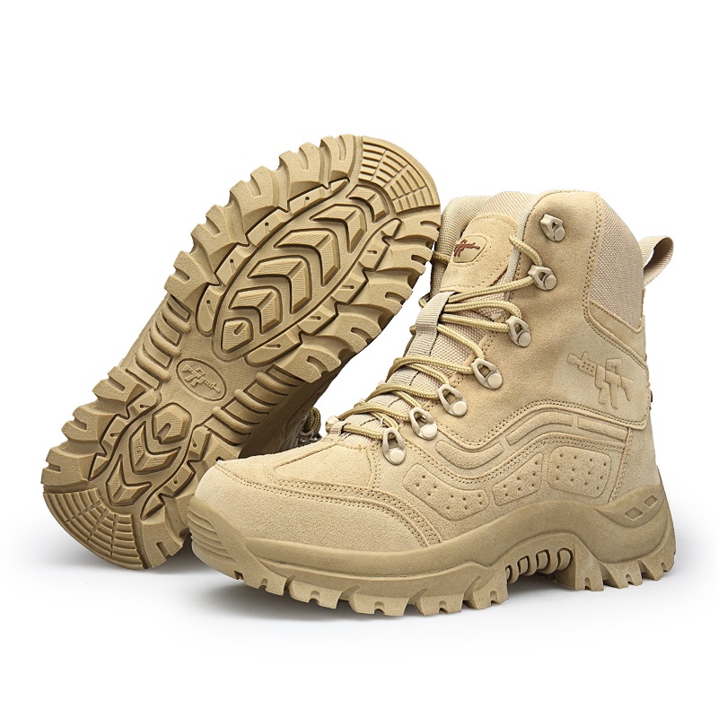 Giày bốt quân đội chống nước size 39-46 dành cho nam
