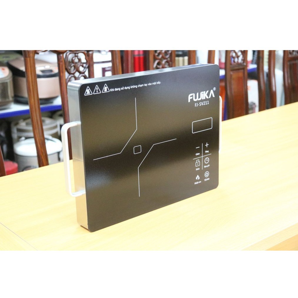 Bếp hồng ngoại 2000w Fujika FJ-SV211 mặt kính cường lực không kén nồi, có thể nướng trực tiếp trên bếp
