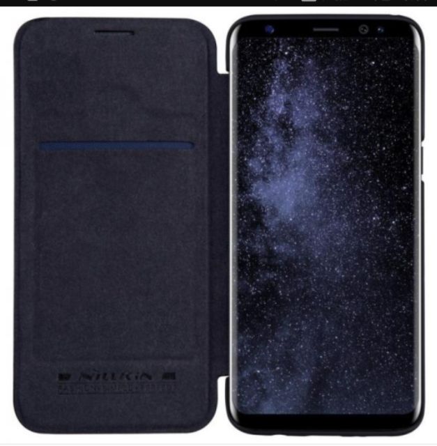 Bao da đẹp Nillkin QIN cho Galaxy S9 Plus có ngăn đựng thẻ