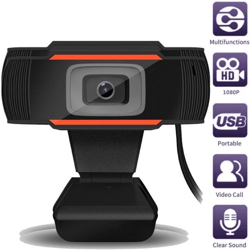 Webcam máy tính laptop livestream có Mic Full HD PC Gaming 720P High Solutio