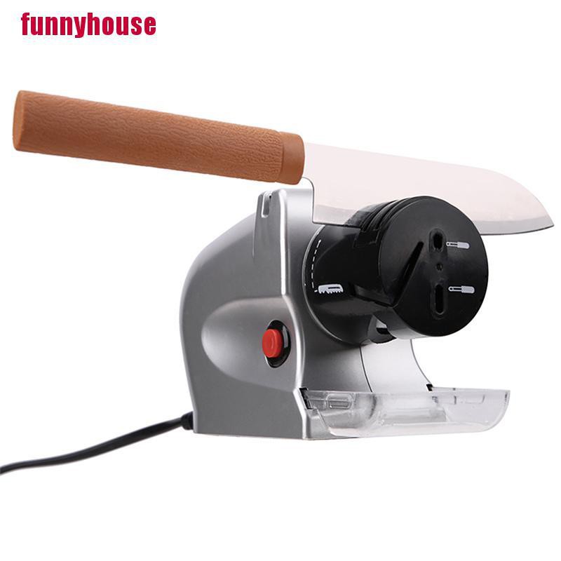 [funnyhouse]Sharp  VOGVIOG High Quality Multi- function DC Electric Sharpeners Machine Wheel Grinding Scissors Kitchen Knife Home Kitchen Tool