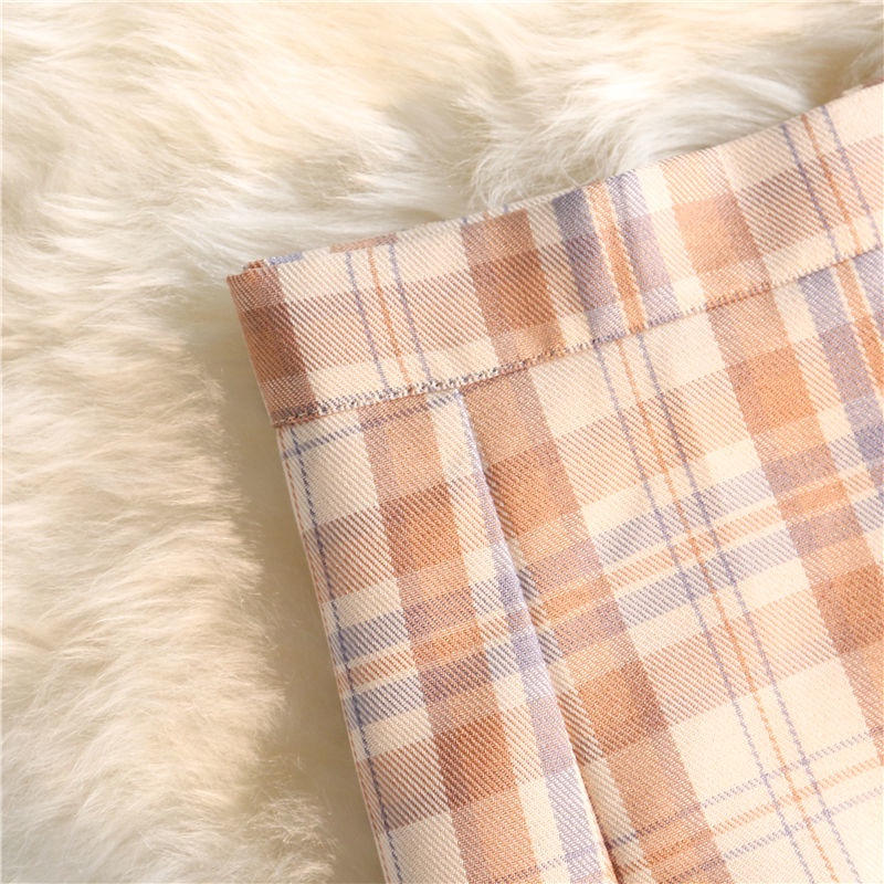 Chân Váy Chữ A Họa Tiết Kẻ Sọc Thời Trang Dễ Thương Cho Nữ