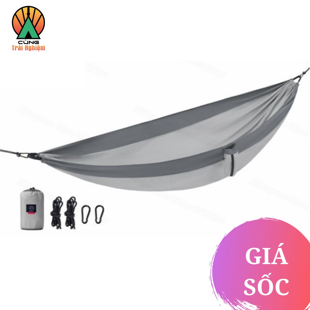 Võng NatureHike NH21DC011 Đơn, Đôi Du Lịch, Dã Ngoại Gấp Gọn Nhẹ, Tải Trọng 180kg