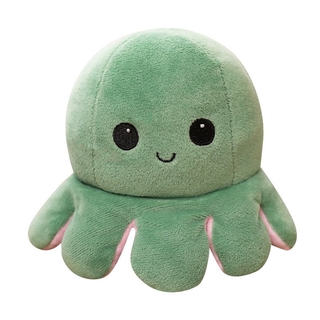 Cute double-sided stuffed octopus