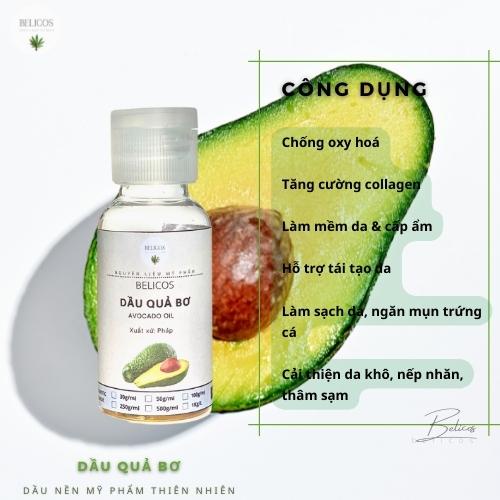 Dầu Quả Bơ nguyên chất - Dầu nền mỹ phẩm thiên nhiên, làm mềm da
