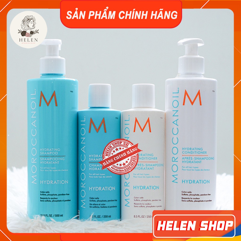 Dầu Gội Xả Dưỡng Ẩm Moroccanoil HYDRATION 💖FREESHIP💖 Phục Hồi Tóc, Chăm Sóc Tóc Chính Hãng