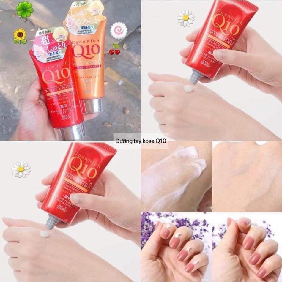 Kem dưỡng trắng da tay, chống lão hóa Coen Rich Q10