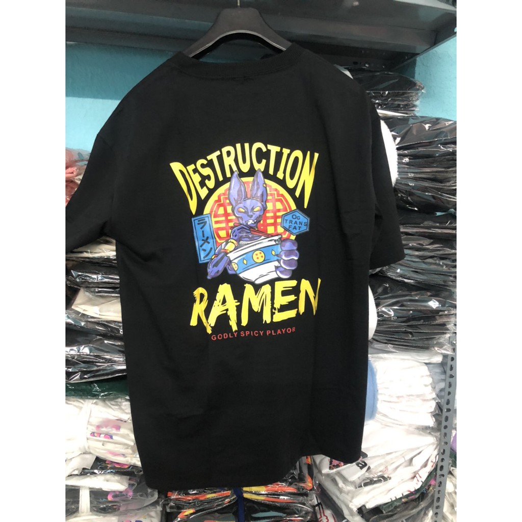 Áo Thun tay lỡ RAMEN Ulzzang Unisex 1hit-unisex