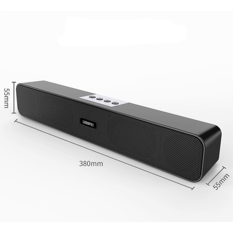 Loa Bluetooth Không Dây Soundbar LEERFEI RGB Âm Thanh Vòm 3D Phiên Bản Đặc Biệt Dùng Cho Máy Tính Vi Tính E91D