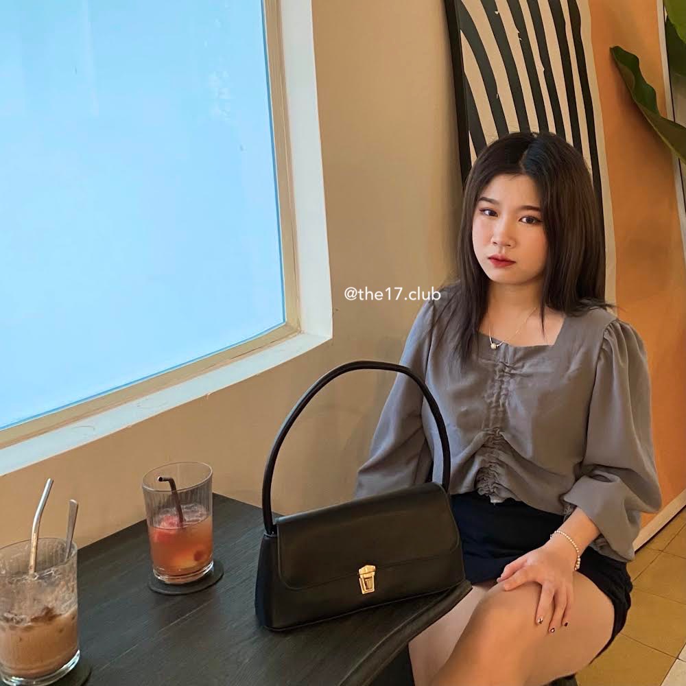 [Có sẵn] KAMI CROPTOP - ÁO CROPTOP NỮ TAY DÀI BỒNG BỀNH HÀN QUỐC (Ảnh tớ tự thực hiện)