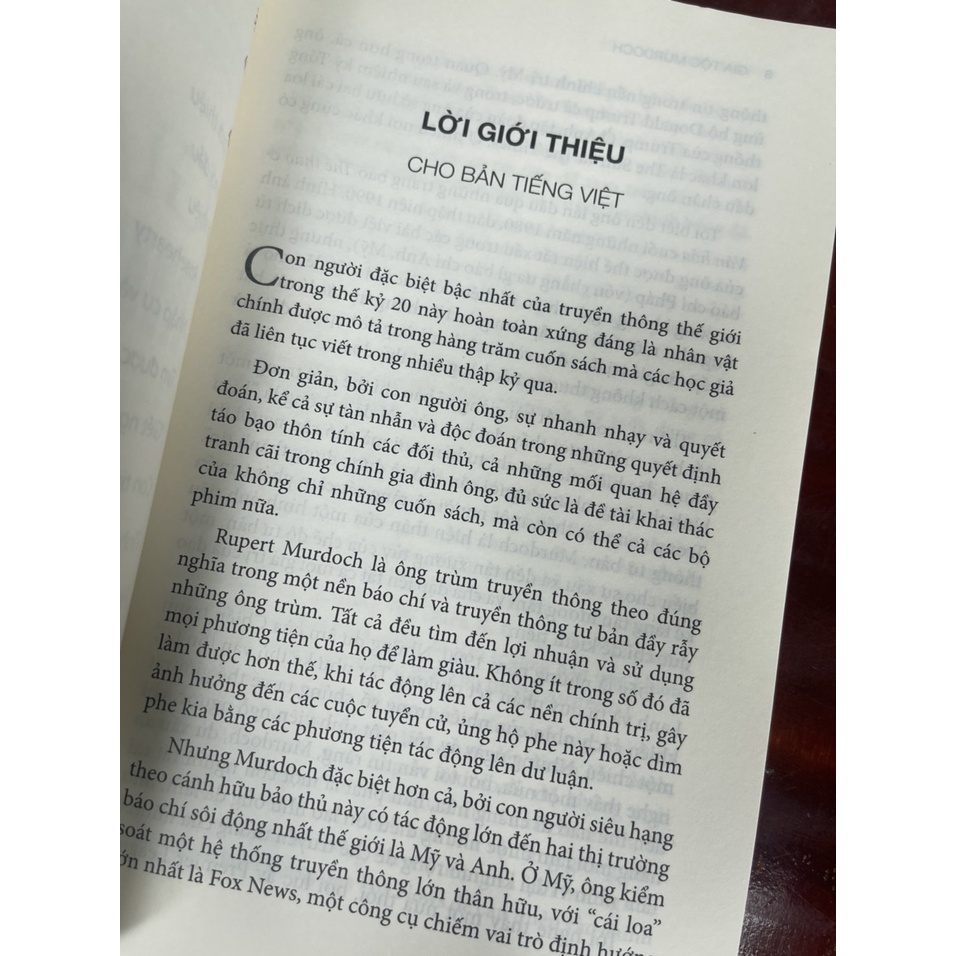 Sách_[Bìa mềm] Gia Tộc Murdoch - Tom Roberts – NXB Tài chính – Best Books