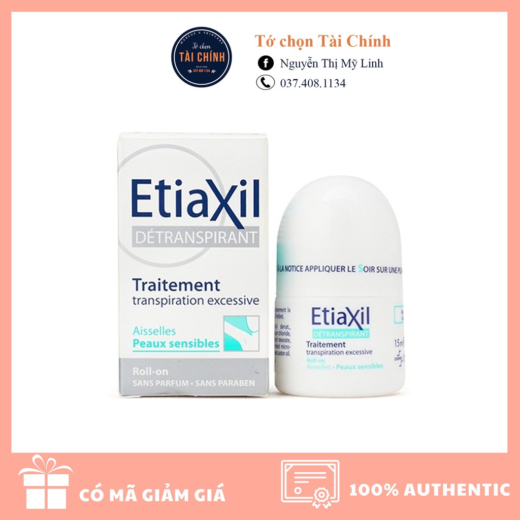 Lăn Khử Mùi Etiaxil giảm tiết mồ hôi 15ml