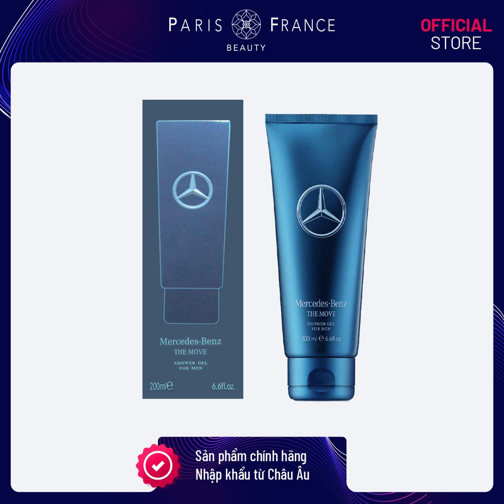 Paris France Beauty - Sữa Tắm Nam Mercedes-Benz The Move Shower Gel 200ml